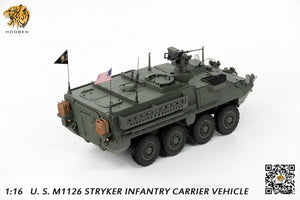 HOOBEN 1/16 M1126 Infantry Carrier Vehicle Armored Car Tank Model