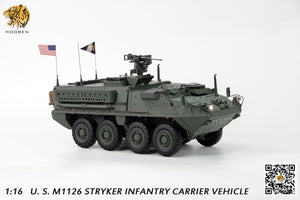 HOOBEN 1/16 M1126 Infantry Carrier Vehicle Armored Car Tank Model