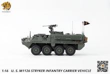 Laden Sie das Bild in den Galerie-Viewer, HOOBEN 1/16 M1126 Infantry Carrier Vehicle Armored Car Tank Model
