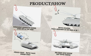 HOOBEN Germany Full Metal Maus Super Heavy Tank Panzerkampfwagen VIII Panzer RTR 6605