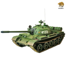 Laden Sie das Bild in den Galerie-Viewer, Hooben Full Set 1/16 RC Motorized Tank Kit T55A Russian Medium TANK With Metal Gearbox , Metal Barrel,Metal Sprocket / Idler 6602
