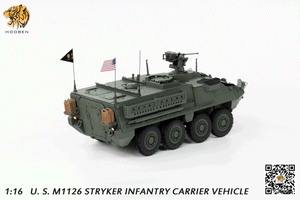 HOOBEN 1/16 M1126 Infantry Carrier Vehicle Armored Car Tank Model S6815