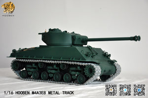 HOOBEN 1/16 US FURY M4A3E8 Sherman Medium Tank 6603